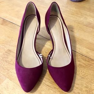Pointy Massini Cranberry Wine Red Heels